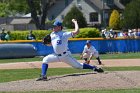 Baseball vs Babson  Wheaton College Baseball vs Babson during Semi final game of the NEWMAC Championship hosted by Wheaton. - (Photo by Keith Nordstrom) : Wheaton, baseball, NEWMAC